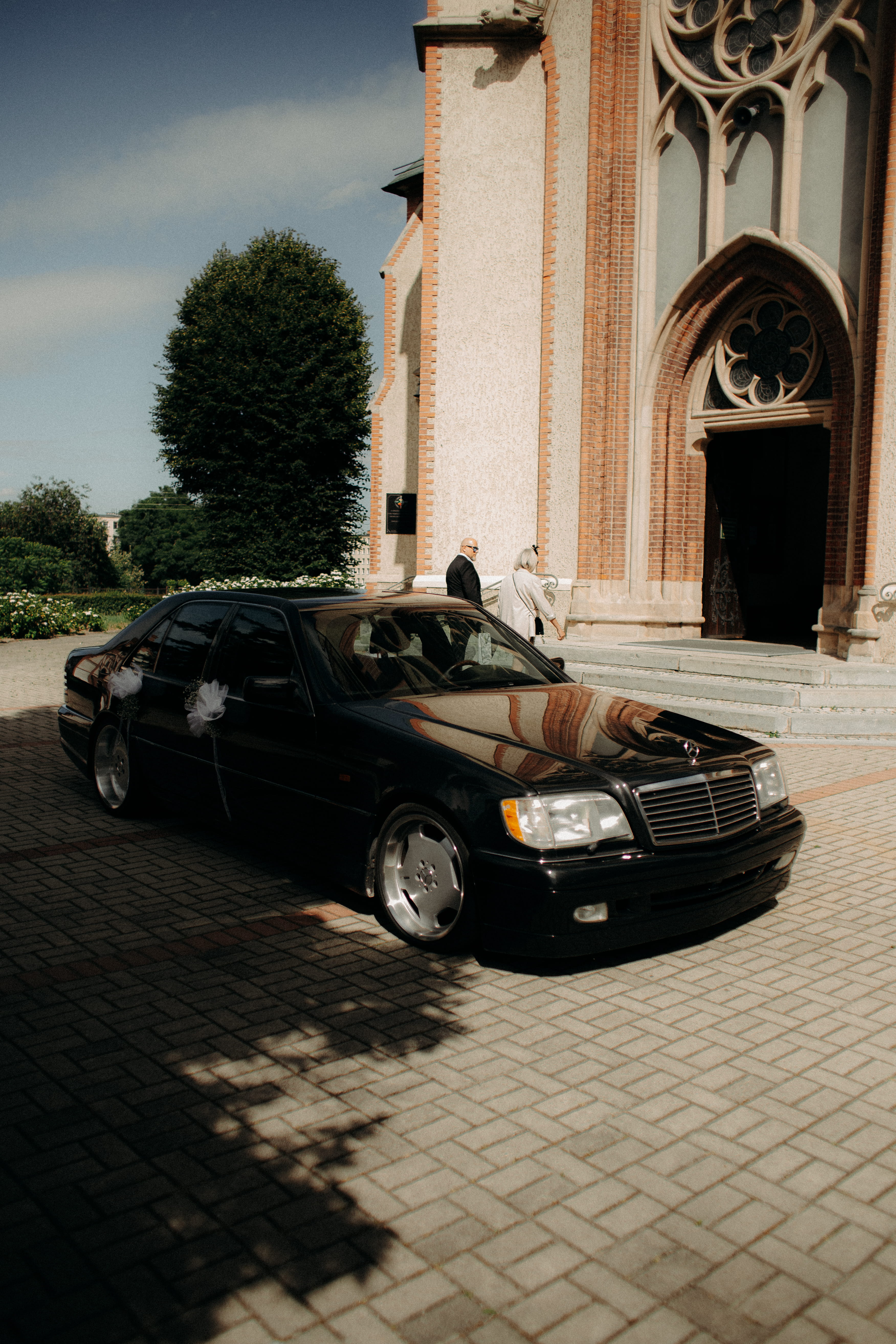 Mercedes W140 samochód na wesele